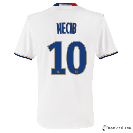 Camiseta Lyon Replica Primera Ropa Necib 2016/17 Blanco